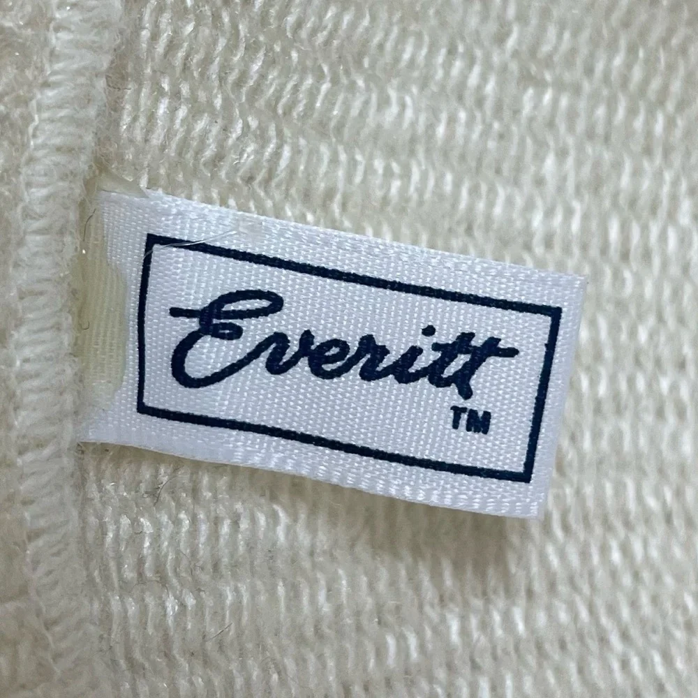 Vintage Made in USA Cotton bucket hat EVERITT Bowler Hat Cream - Picture 4 of 5